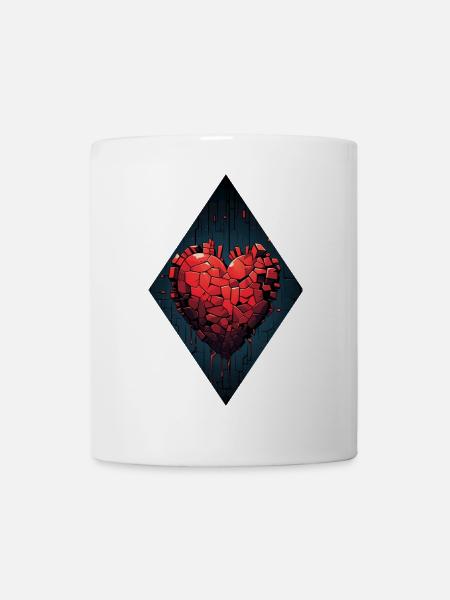 Reborn of a heart - Mug - white