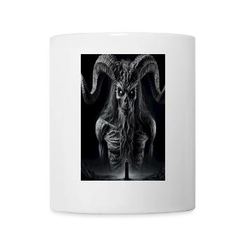 Dämonischer Gehörner Wächter - Tasse - Weiß - Vorne