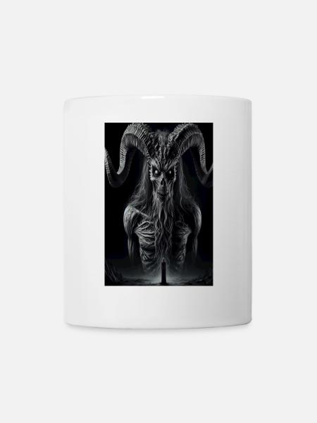 Gardien Démoniaque Cornu - Mug blanc - blanc