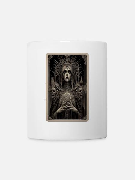 Gothic Queen of the Black Heart - Mug - white