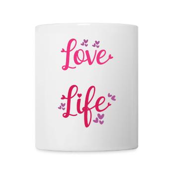 Aimer Yoga Vie - Mug blanc - blanc - Devant