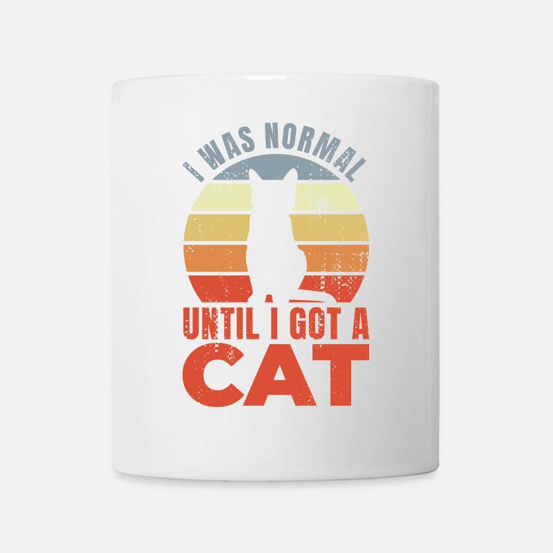 Lustige Katzenwitze - Tasse - Weiß