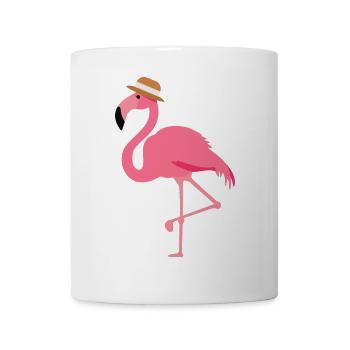 Flamingo - Tasse - Weiß - Vorne