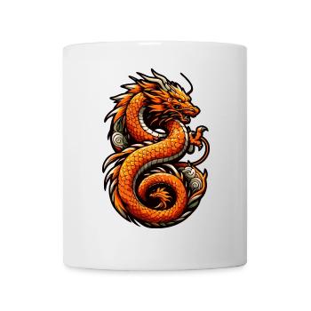 MAJESTIC DRAGON | GOLDEN LUNAR - Mug - white - Front