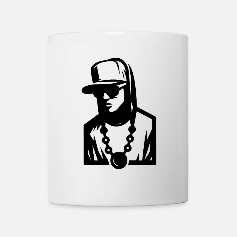 Mec Hip Hop (Simple) - Mug blanc - blanc