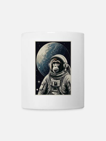 Astronaut Monkey - Mug - white