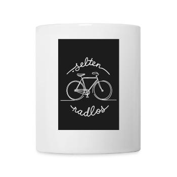 selten radlos radfahren fahrrad sport wortspiel - Tasse - Weiß - Vorne