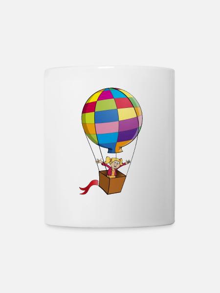 Colorful Balloon Trip Unboxing - Mug - white