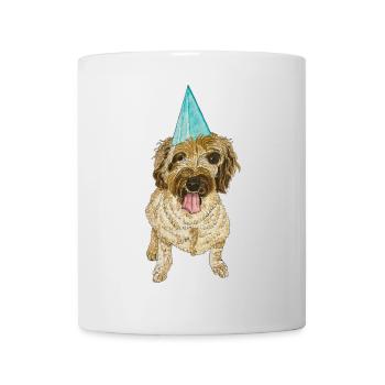 Goldendoodle Golden Retriever Doodle Birthday - Mug - white - Front