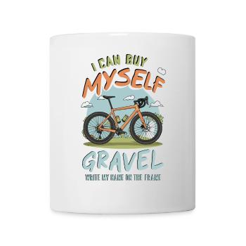 Bicycle Motivational Quote T-Shirt - Mug - white - Front
