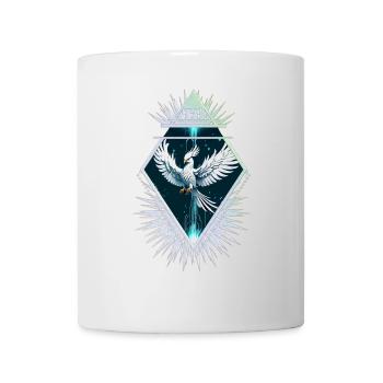 Merveilleux phénix fantaisie blanc. - Mug blanc - blanc - Devant