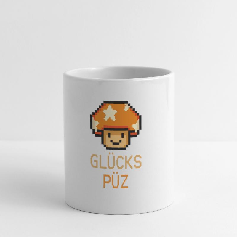 Glückspüz - Lucky Guy, Dialect, Pixel Mug