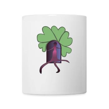Treten Sie aus Pink heraus - Tasse - Weiß - Vorne