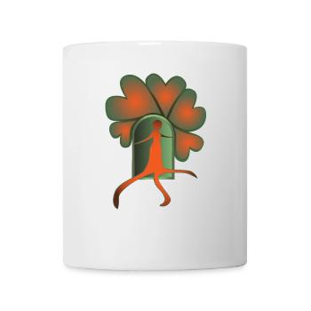 Step Out Orange - Mug - white - Front