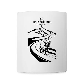 Ascent to Col de la Couillole de Cyclisme - Mug - white - Front