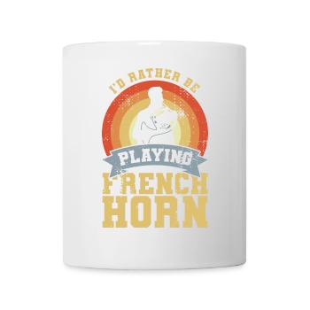 Lustiger Waldhornist Witz - Tasse - Weiß - Vorne