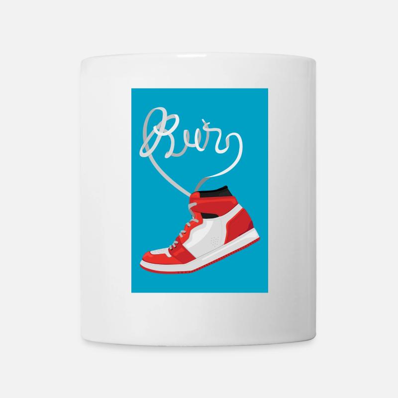 Run Run Run - Tasse - Weiß