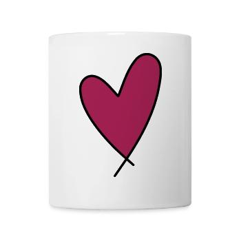 Heart - Mug - white - Front