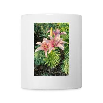 Fleur des Rosiers de Nénuphar - Mug blanc - blanc - Devant