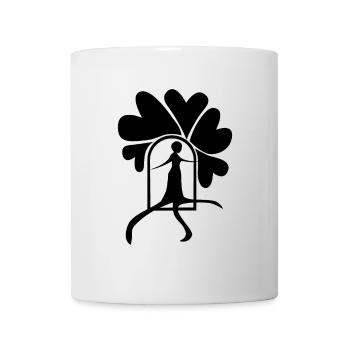 Sortez noir - Mug blanc - blanc - Devant