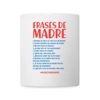 Zitate der Mutter - Tasse - Weiß - Vorne