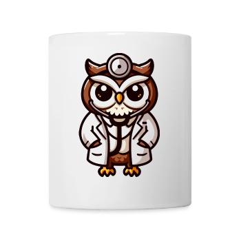 Mediwise Owl: The Feathered Physician - Mug - white - Front
