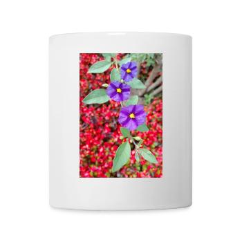 GENTIANES - Mug blanc - blanc - Devant