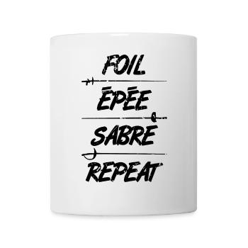 Fechtausrüstung - Tasse - Weiß - Vorne