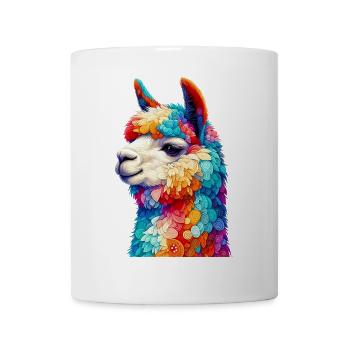 Alpaka - Tasse - Weiß - Vorne