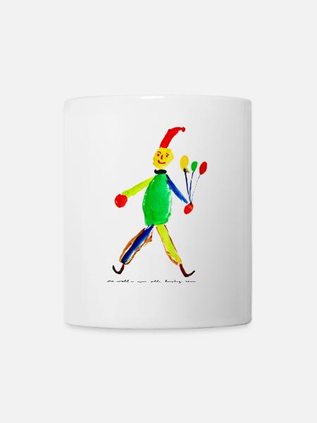 Hampelmann - Tasse - Weiß