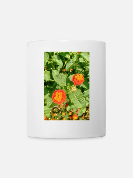 Jardin fleuri – Atmosphère colorée - Mug blanc - blanc