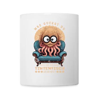 Calmar drôle - Mug blanc - blanc - Devant