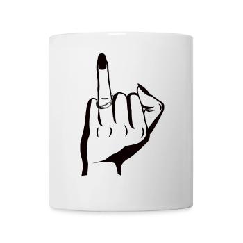 Attitude de mariée – Verlobt mit Haltung - Mug blanc - blanc - Devant