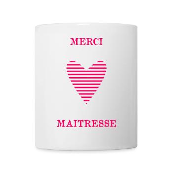 THANK YOU. MISTRESS. MASTER. THANK YOU MISTRESS. THANK YOU. - Mug - white - Front