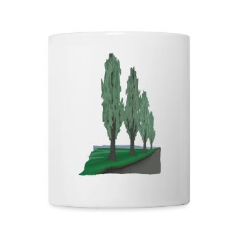Pappel Allee | poplar - Tasse - Weiß - Vorne