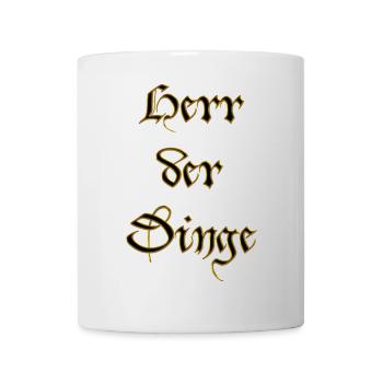 Herr der Dinge gold - Tasse - Weiß - Vorne