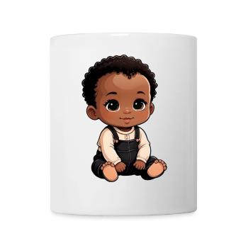 Cute & Happy Cartoon Baby - Mug - white - Front