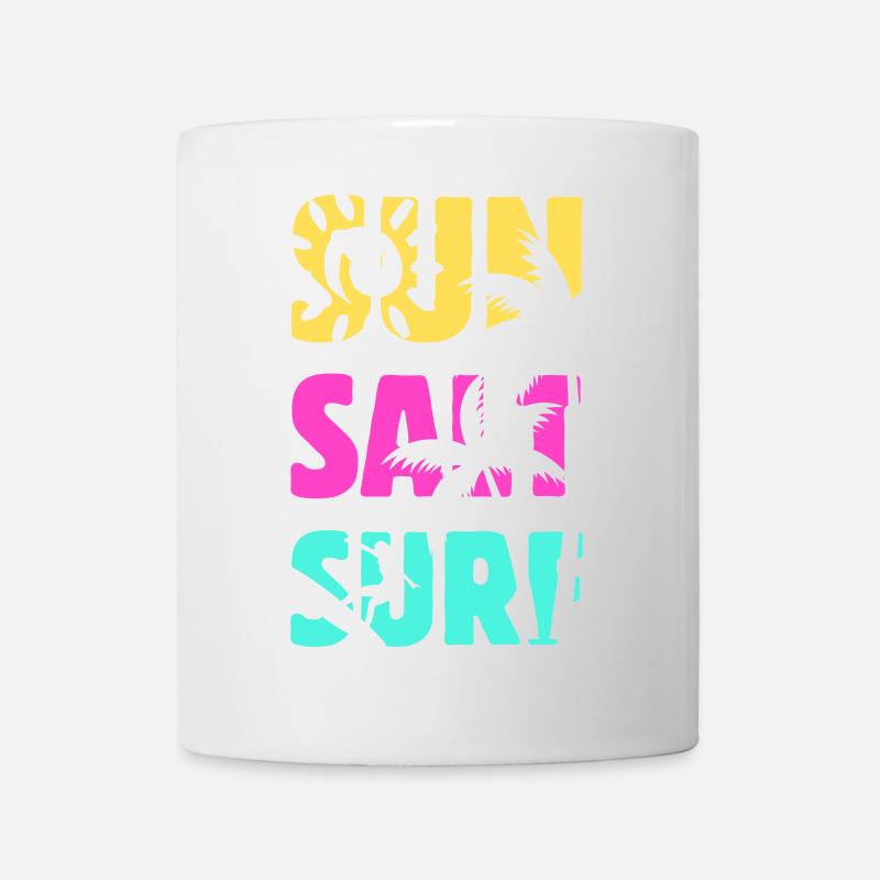 Sun Salt Surf Sommer - Tasse - Weiß
