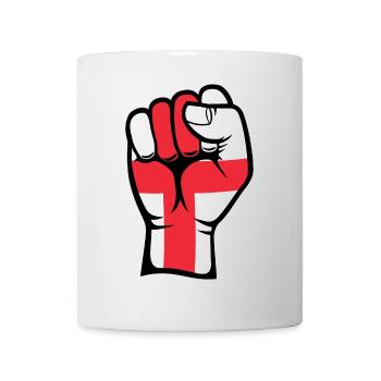 Nordic Fist with Denmark Flag - Mug - white - Front