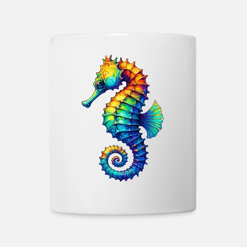 Seepferdchen - Tasse - Weiß