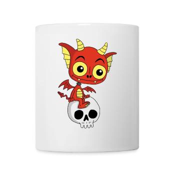 Petit démon se repose - Mug blanc - blanc - Devant