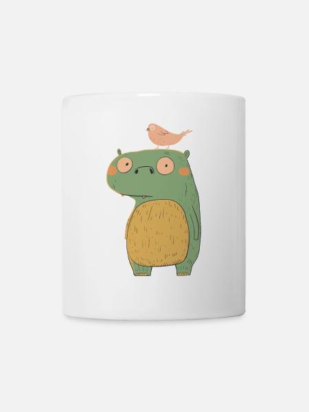 Kleines Ungeheuer | © M2-D2 - Tasse - Weiß