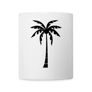 Palme - Tasse - Weiß - Vorne