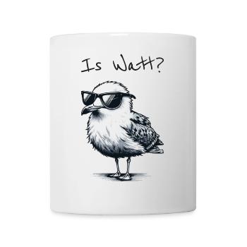 Is Watt Coole Möwe Urlaub Nordsee - Tasse - Weiß - Vorne