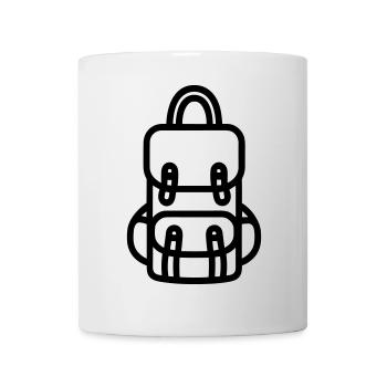 Rucksack - Tasse - Weiß - Vorne