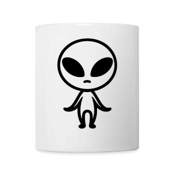 Außerirdischer - Tasse - Weiß - Vorne