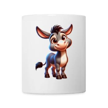 Esel Esel Schnuller Maultier - Tasse - Weiß - Vorne