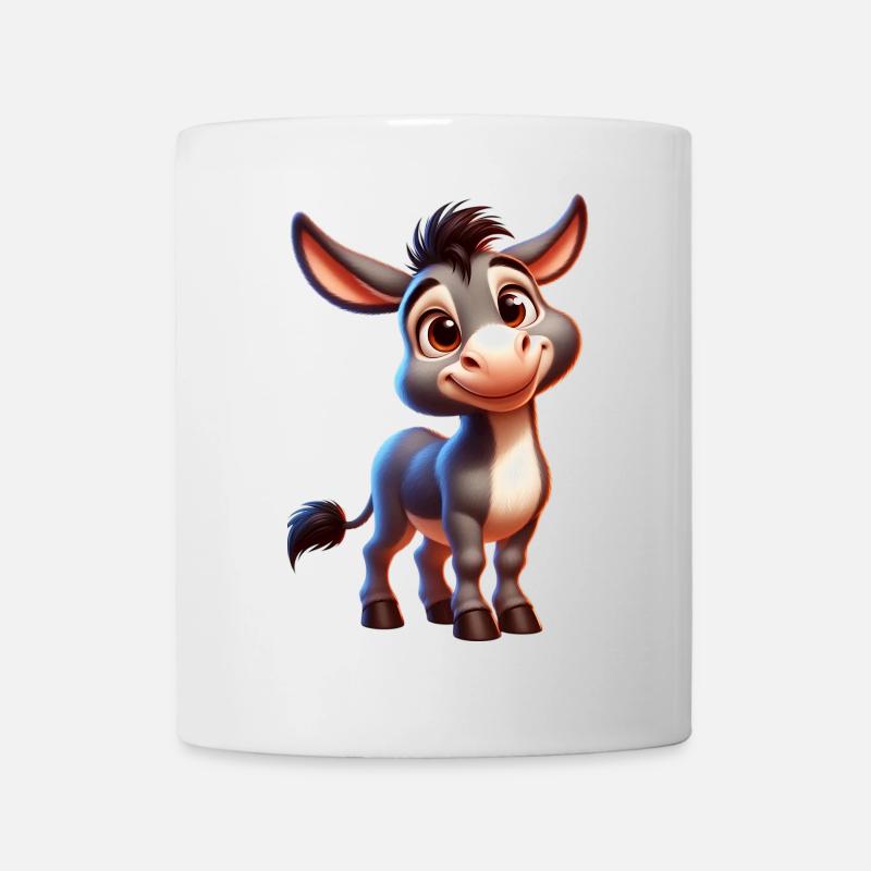 Esel Esel Schnuller Maultier - Tasse - Weiß
