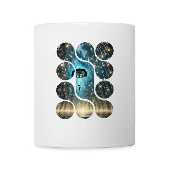 Visuel Parachute des Étoiles - Mug blanc - blanc - Devant