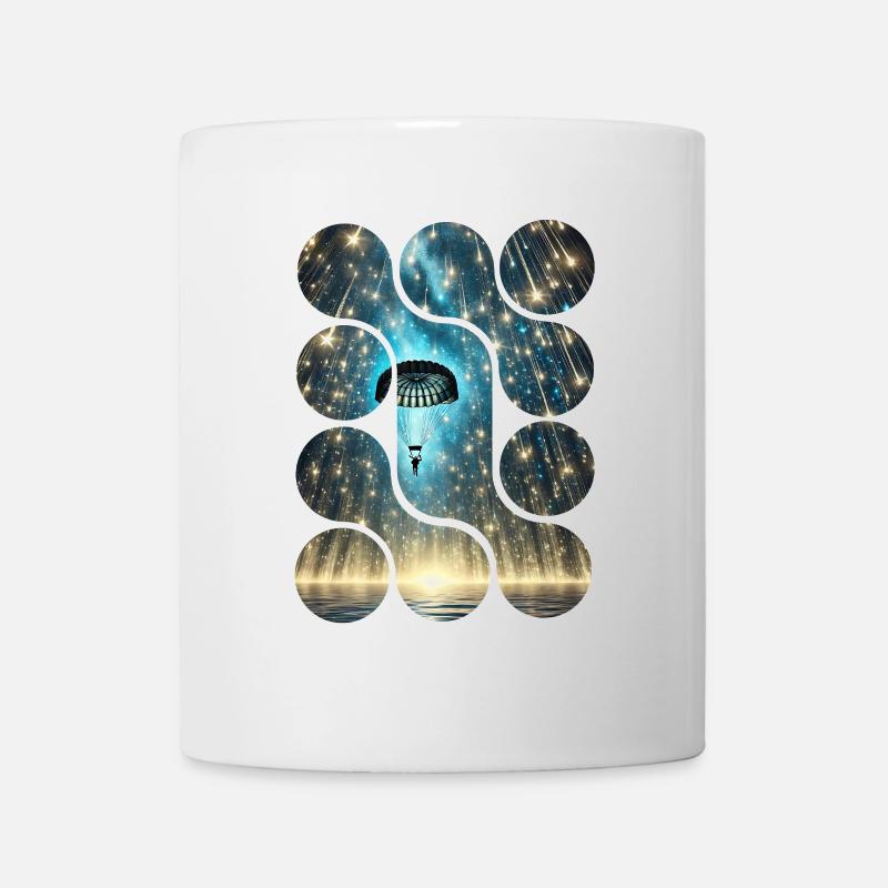 Visuel Parachute des Étoiles - Mug blanc - blanc